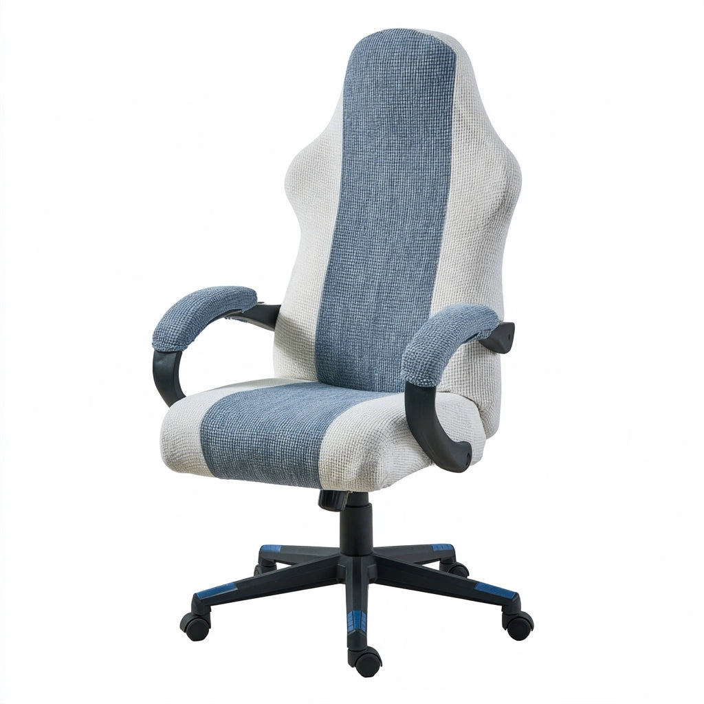 Ergonomiczny fotel biurowy, o nowoczesnej formie, kolor: szary