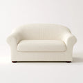 Sofa dwuosobowa, o nowoczesnej formie, kolor: szary