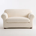 Sofa dwuosobowa, o nowoczesnej formie, kolor: szary