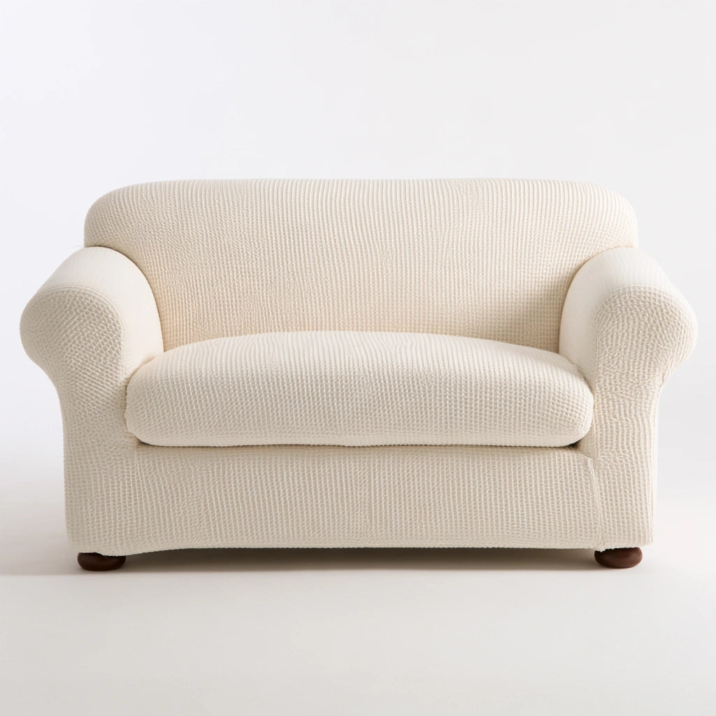 Sofa dwuosobowa, o nowoczesnej formie, kolor: szary