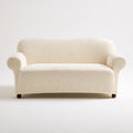 Sofa dwuosobowa, o nowoczesnej formie, kolor: szary