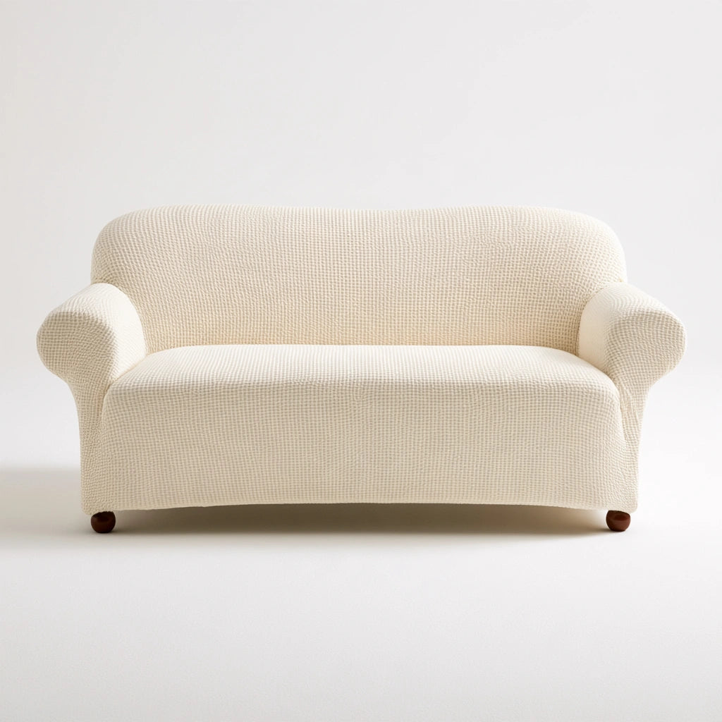 Sofa dwuosobowa, o nowoczesnej formie, kolor: szary